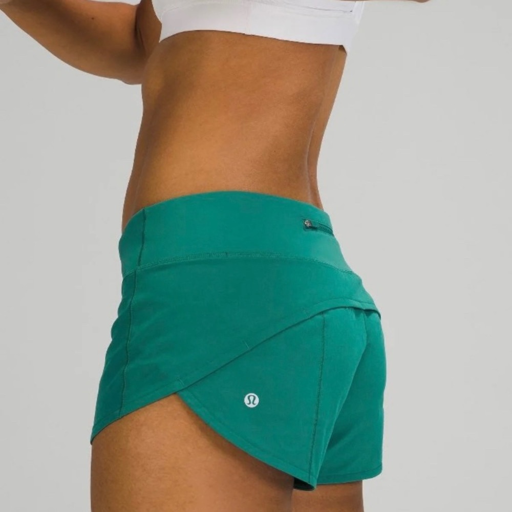 Lululemon Speed Up Short 2.5” sz 8 Teal Lagoon NWT